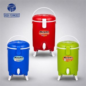 کلمن ۱۰ لیتری کیش ترموس (مدل مسافرتی و خانواده) با قابلیت حفظ دما