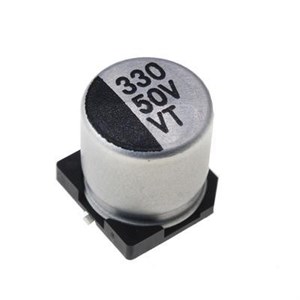 خازن الکترولیت SMD 330 میکرو فاراد 50 ولت
