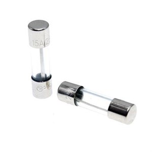 فیوز شیشه ای 15 آمپر 250 ولت 5x20mm
