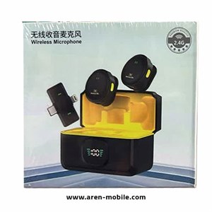 میکروفون یقه ای بی سیم دو نفره