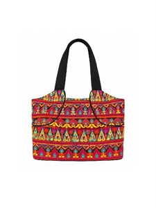 تاپ سوزندوزی مشکی نارنجی