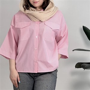 شومیز باکسی راه راه