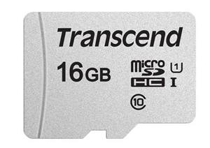 کارت حافظه microSDHC ترنسند مدل 300S کلاس 10 استاندارد UHS I U1 سرعت 95MBps ظرفیت 16 گیگابایت Transcend MicroSDHC Memory Card 16GB 