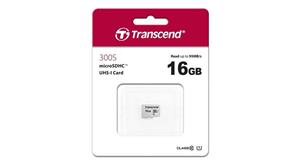 کارت حافظه microSDHC ترنسند مدل 300S کلاس 10 استاندارد UHS-I U1 سرعت 95MBps ظرفیت 16 گیگابایت Transcend MicroSDHC Memory Card 16GB 