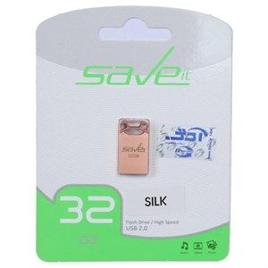 فلش مموری Save it USB2.0 مدل Silk ظرفیت 32GB - رزگلد (گارانتی مادام العمر آی تین)