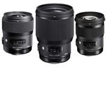 Sigma 3 Lens Bundle for Sony E-Mount Cameras Includes 35 f/1.4 DG HSM Art, 50mm f/1.4 DG HSM Art Lens, 85mm f/1.4 DG HSM Art Lens