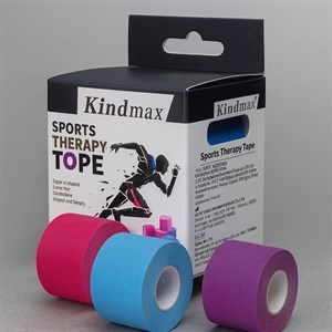 چسب کنزو تیپ کیندمکس (Kindmax Kinesiology Tape) – نوار درمانی و ورزشی حرفه‌ای ضد آب و ضد حساسیت