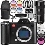 Leica SL (Typ 601) Mirrorless Digital Camera with Leica APO-Vario-Elmarit-SL 90-280mm f/2.8-4 Lens 13PC Accessory Bundle – Includes 3 Piece Filter Kit (UV + CPL + FLD) + More