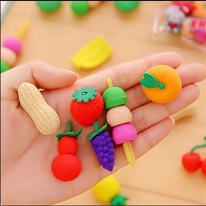 پاک کن فانتزی طرح میوه بسته 7 عددی
