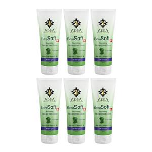 کرم مرطوب کننده آدرا مدل Aloevera حجم 75 میلی لیتر مجموعه 6 عددی 