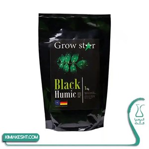 کود هيوميک اسيد 70% (black Humic) گرو استار آلمان 1 کيلويي