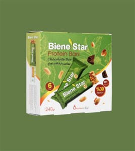 پروتئین بار شکلات نعناع بین استار ۶ عددی(Chocolate bar)