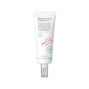 مرطوب کننده تسکین دهنده اکسیس وای Heartleaf My Type Calming Cream AXIS-Y آبرسان و تقویت کننده سد پوستی 60ml