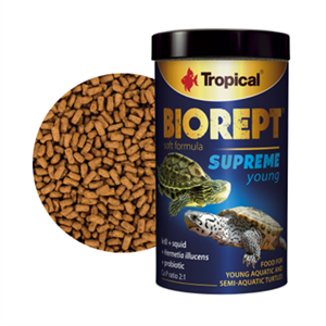 غذای لاکپشت های جوان Biorept Supreme Young تروپیکال 250ml 90gr