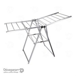 بند رخت نقره ای تمام آلومینیوم ریور کد 8434 (پس کرایه)