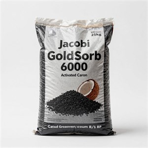 کربن فعال جاکوبی ۶۰۰۰ (Jacobi GoldSorb 6000) پایه پوست نارگیل مخصوص استخراج طلا