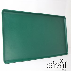 دیس سرو پهن مستطیل ملامین سبز (یک عددی)