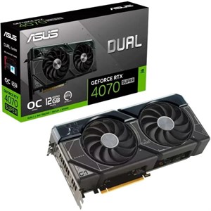 کارت گرافیک ایسوس مدل Dual RTX 4070 SUPER OC حافظه 12 گیگابایت مشابه اکبند