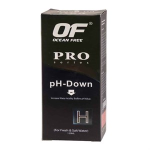محلول کاهش دهنده pH آب اوشن فری  pH Down 120ml Pro-H