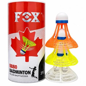توپ بدمینتون برند FOX ضد باد سه عددی کد B880 شناسه 10100938