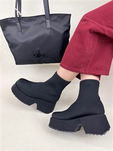نیم بوت زنانه فول لژ استرج کد 1743 دختر طهرونی