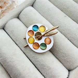 گل سینه و پیکسل پالت نقاشی