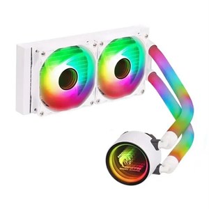 سیستم خنک کننده آبی گرین مدل FAN CPU GLC 240-STREAM