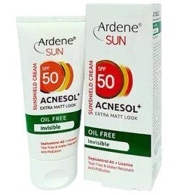 کرم ضد آفتاب آردن آکنزول پلاس spf 50 فاقد چربی و بی رنگ (50 گرم)