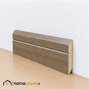 قرنیز ام دی افقرنیز 9 سانت MDF رنگ چام