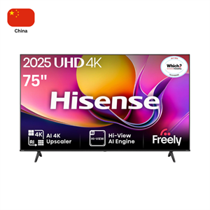 تلویزیون هوشمند هایسنس مدل A62QS سایز ۷۵ اینچ Ultra HD 4K LED