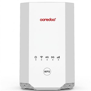 مودم روتر 4G 5G زد ال تی مدل OOREDO VOIP X28 با وای‌فای 6 AX1800، پشتیبانی همزمان 64 کاربر، پورت‌های گیگابیتی، تجمیع فرکانس خودک