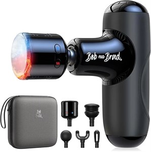 ماساژور تفنگی جیبی BOB AND BRAD Q2 Pro Mini با سری گرمایی و سرمایی