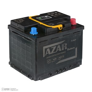 باتری اتمی 12 ولت 74 آمپر خودرو آذر باتری مدل GC290