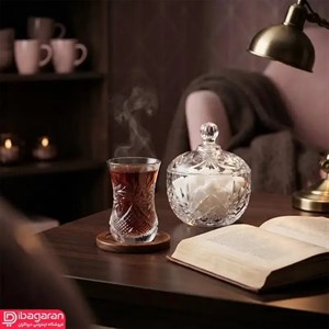 استکان آینور 110 سی‌سی کادویی بلور کاوه