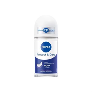 مام ضد تعریق زنانه Protect &amp  Care نیوا NIVEA Protect &amp  Care Roll-On ماندگاری 72 ساعته 72H حجم 50ml