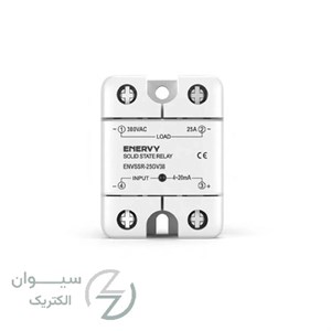 رله حالت جامد 25 آمپر تکفاز ENVSSR-25GV38