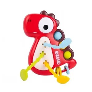 دندان گیر و جغجغه نوزاد مدل دایناسور برند yandong toys کد 750
