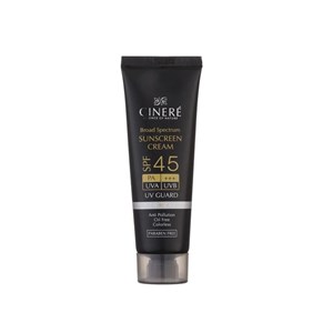 کرم ضدآفتاب آقایان SPF45 سینره، حجم 50 میلی‌لیتر | Cinere Sunscreen Cream For Men 50 ml