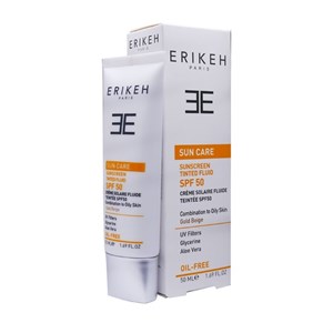 کرم ضد آفتاب SPF50 اریکه مناسب پوست‌ های خشک و نرمال 50 میلی لیتر | Erikeh SPF50 Sun Care Sunscreen 50 ml
