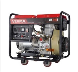موتور برق دیزل ورما 16 کیلووات استارت مدل VERMA VM18000E