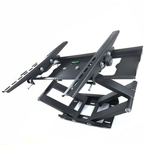 پایه دیواری تلویزیون تی وی جک مدل W3 مناسب برای تلویزیون 43 تا 70 اینج(دوبازو)