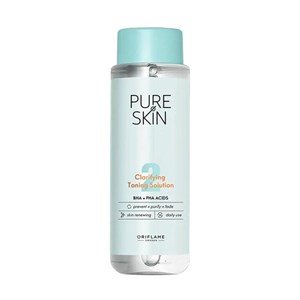تونر صورت اوریفلیم مدل Pure Skin Clarifying Toning Solution مناسب پوست چرب و آکنه ای حجم 150 میلی لیتر