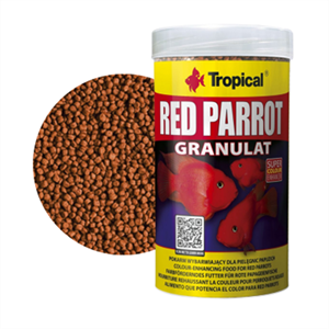 غذای ماهی گرانولی Red Parrot Granulat تروپیکال 250ml 100gr
