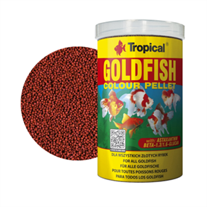 غذای ماهی گلد فیش GoldFish Colour Pellet  تروپیکال 250ml 90gr