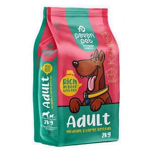 غذای خشک سگ PAVAN DOG-2KG نژاد متوسط و بزرگ پاوان پت