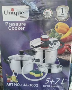 زودپز دوقلو یونیک ۵ و ۷ لیتری کد UA-3002