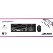 کیبورد و ماوس بی سیم میتسوشیدا مدل KC-6800