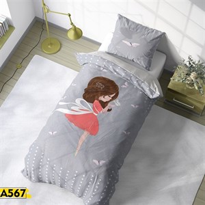 روتختی سه بعدی دخترانه طرح بوسه فرشته