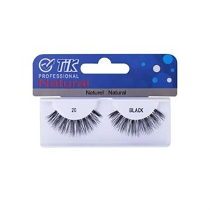 مژه جفتی تیک - نخ نامرئی - شمارهTIK-20طلقی سفید