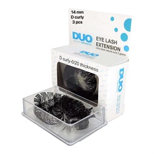 مژه فیشر DUO سایز 14 میلی متر بسته 3 ریسه ای